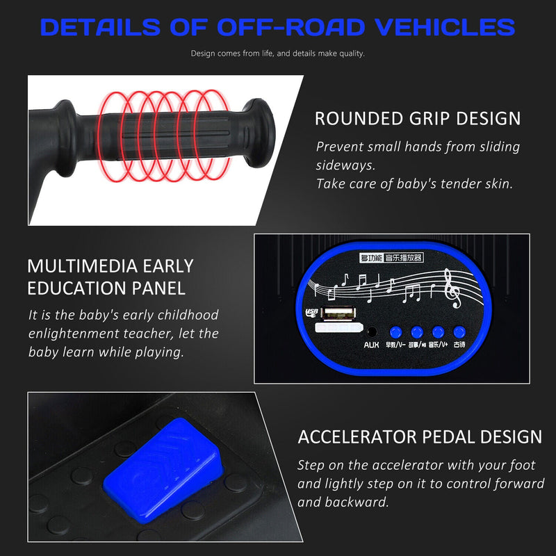 Load image into Gallery viewer, 6V Electric ATV Quad Kids Ride-on Car Battery Powered 4-Wheel Motorcycle
