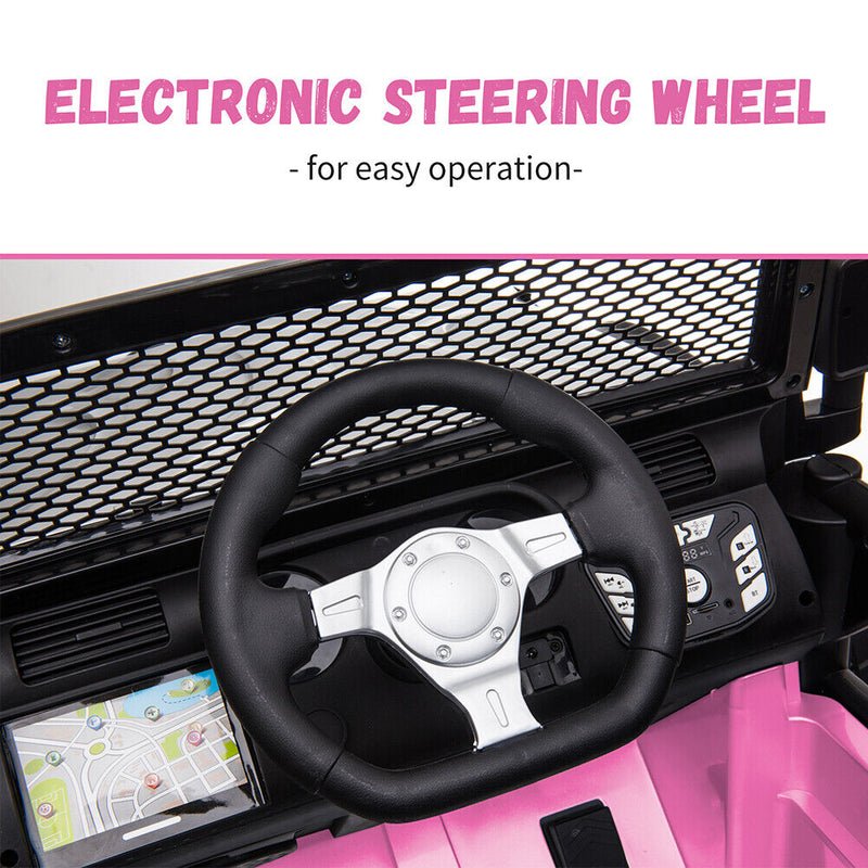 Load image into Gallery viewer, 2-Seater Electric Ride-On Jeep with MP3 Player and LED Lights for Kids - Remote Control Included
