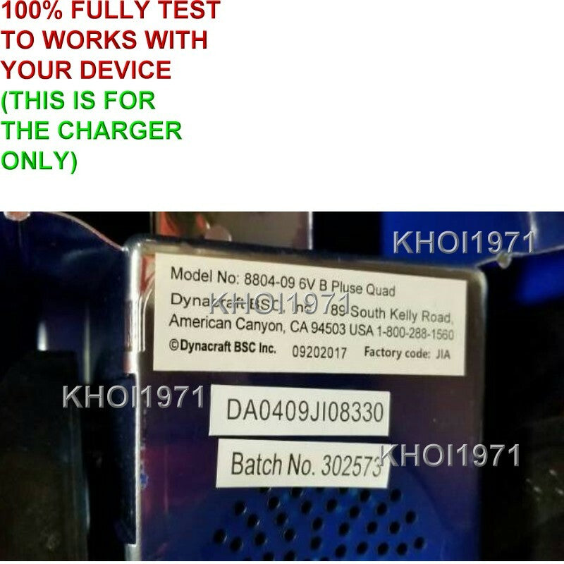 Load image into Gallery viewer, 6V Wall Charger AC Adapter for Blue Street Pulse Quad Ride-On Vehicle
