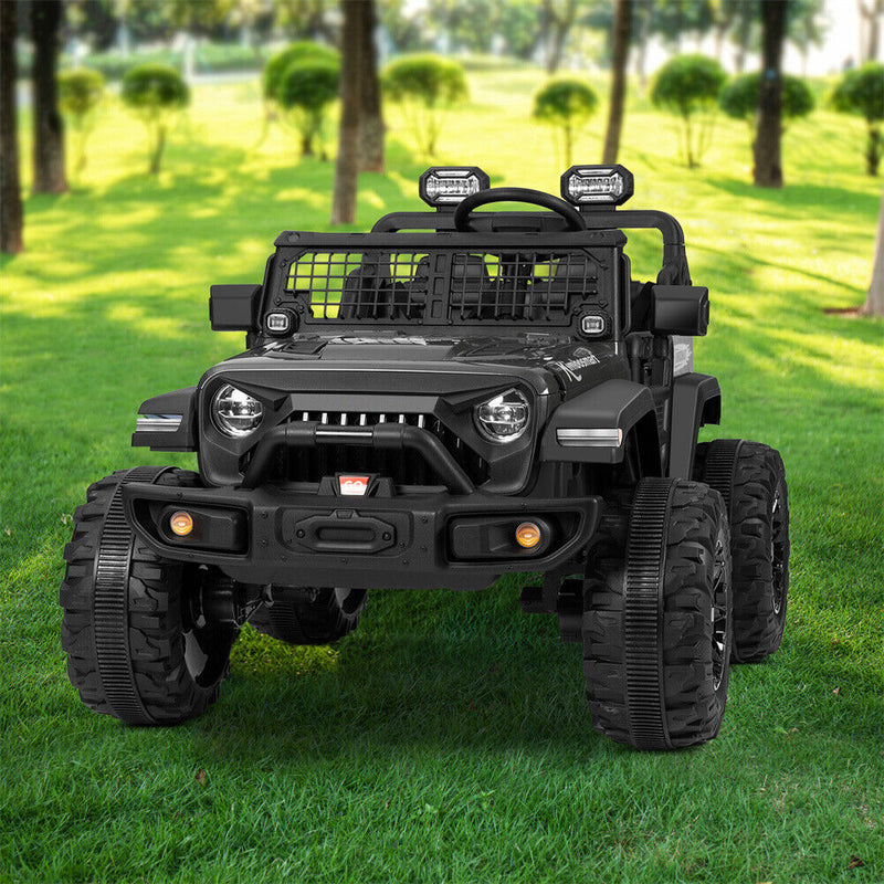 Load image into Gallery viewer, Kimbosmart Ebony 24V Children&#39;s Ride-On Car Double Seater Electric Toy Truck with Remote Control
