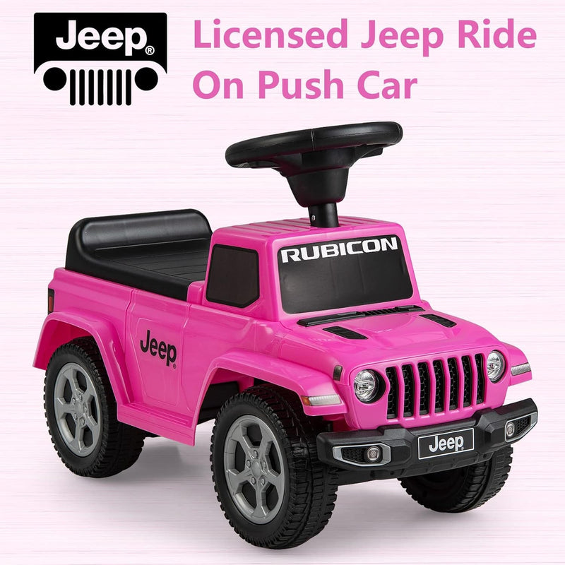 Load image into Gallery viewer, Licensed Jeep Foot-to-Floor Toddler Ride-On Push Car with Engine Sound

