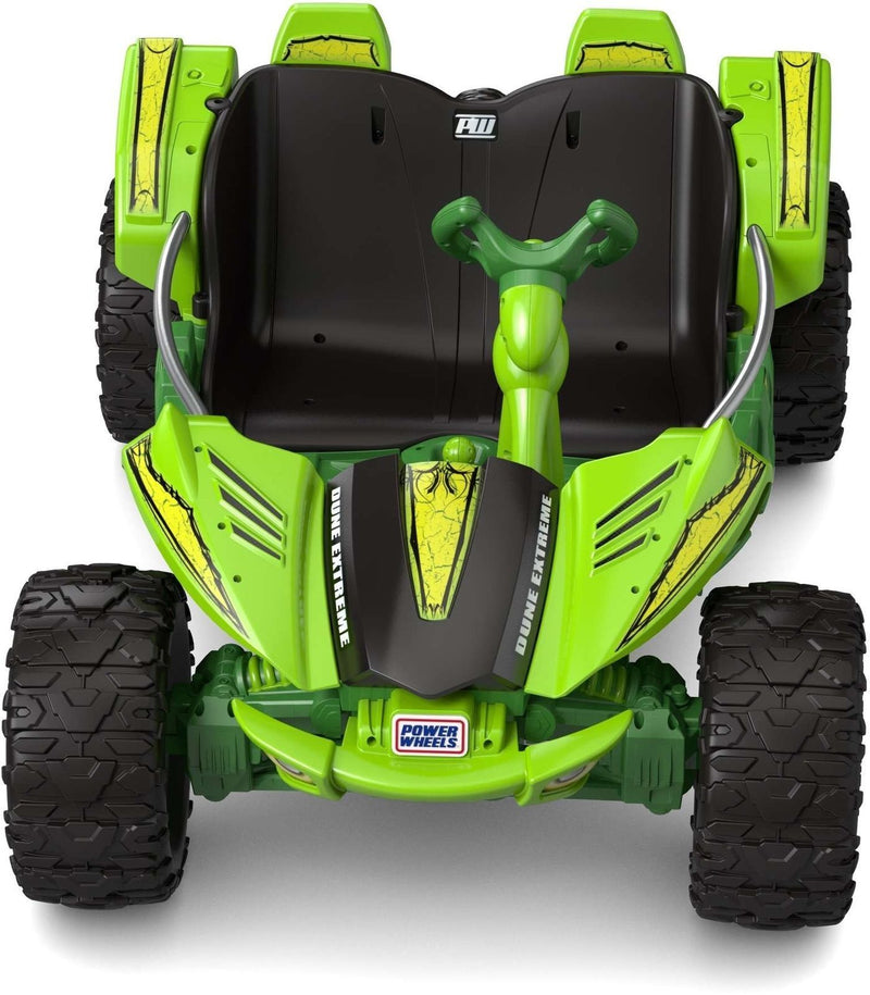 Load image into Gallery viewer, 12V Green Rechargeable Battery-Powered Kids Ride-On Dune Buggy ATV Racer
