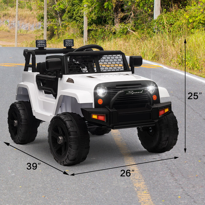 Load image into Gallery viewer, 12V Battery-Powered Kids Ride-On Off-Road Truck Toy with Parent Remote Control
