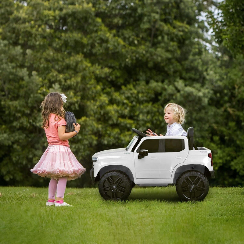 Load image into Gallery viewer, Chevrolet Silverado 12V Kids Electric Ride-On Truck for Boys and Girls
