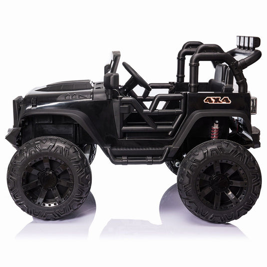 Electric Kids Ride-On Jeep Car with 12V/24V Power Wheels, Music, and Remote Control