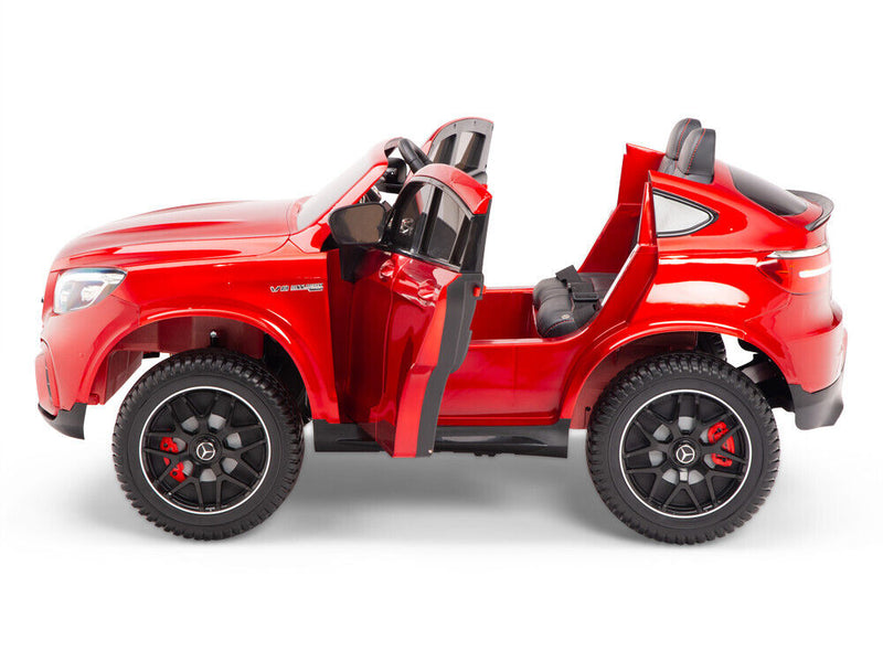 Load image into Gallery viewer, 12V Power Mercedes GLC63S 2 SEAT Children&#39;s Electric Ride-on Car with Wheels

