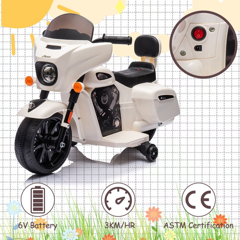 Load image into Gallery viewer, 6V Electric Kids Ride-On Dirt Bike with USB AUX Music and Headlight
