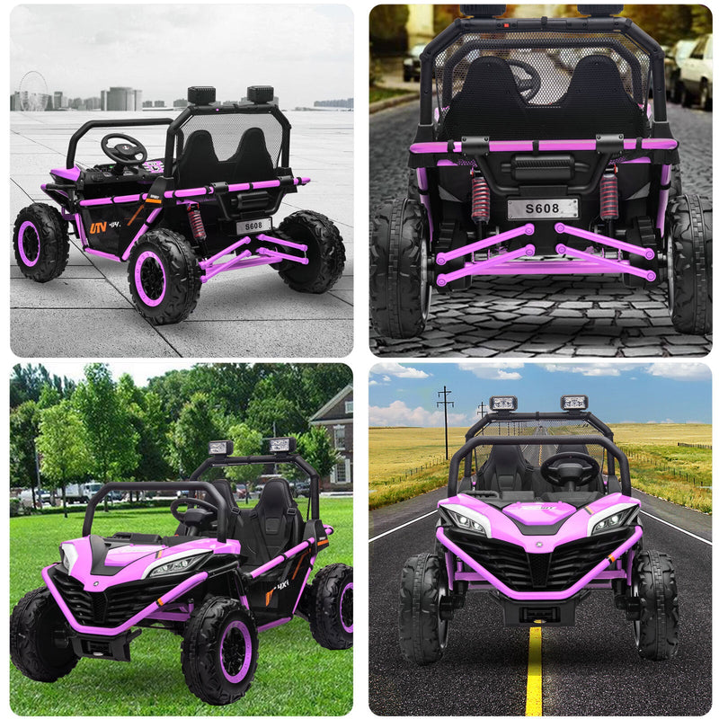 Load image into Gallery viewer, 24V Kids 2-Seater Electric Ride-On UTV Truck with 4WD and 320W Motor, Remote Control
