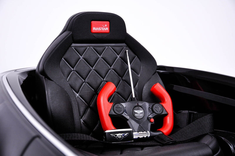 Load image into Gallery viewer, Licensed Bentley 12V Electric Car with R/C, Music, and Lights for Kids in Various Colors
