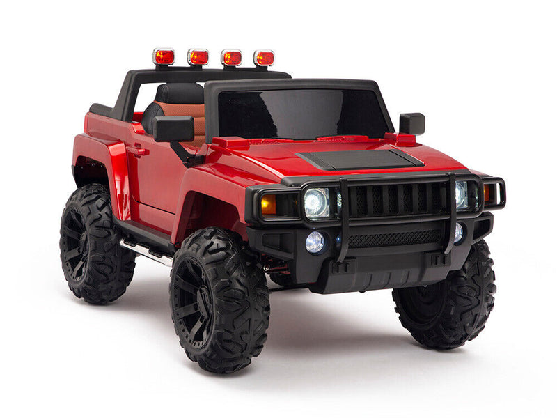 Load image into Gallery viewer, 12V Children&#39;s White HumStyle Truck Ride On with Remote Control
