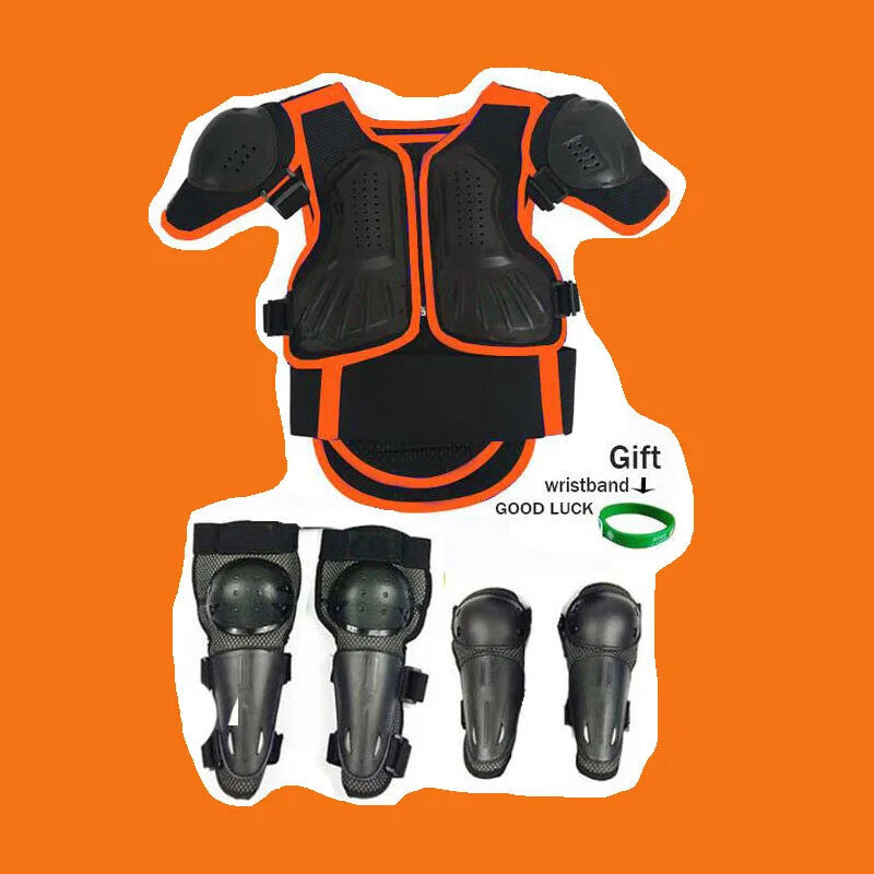 Load image into Gallery viewer, Kids Motocross Body Armor Back Protector Ride-On Horse Toy for Ages 4-15 Years
