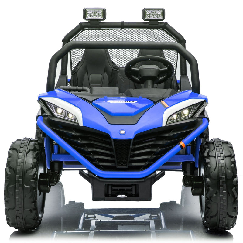 Load image into Gallery viewer, 24V Electric 2-Seater Kids Ride-On 4WD UTV Truck with Remote Control Blue

