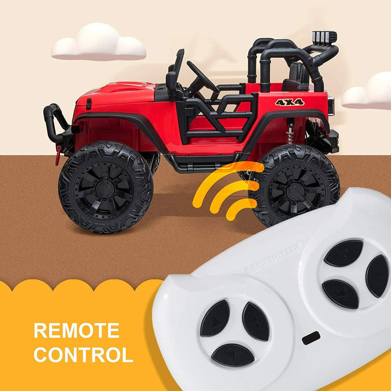 Load image into Gallery viewer, Uenjoy 12V Spacious Children&#39;s Electric Ride on Car 2 Seater Sport Utility Vehicle Truck Battery Powered with Remote Control
