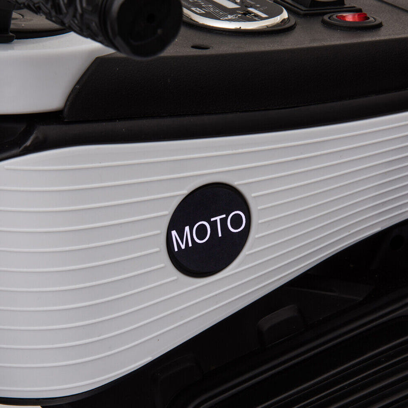 Load image into Gallery viewer, 3-Wheel Double Drive Electric Motorcycle for Kids in White
