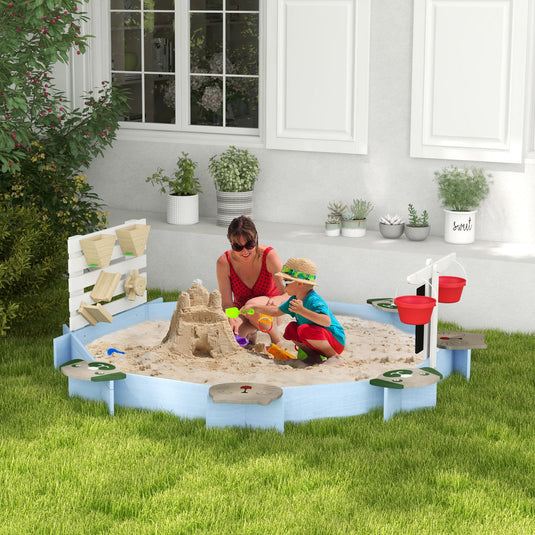 Wooden Sandbox for Ages 3-7, 85