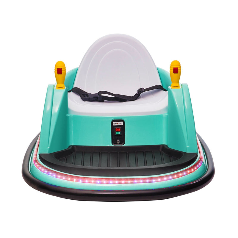 Load image into Gallery viewer, 6V Kids Ride-On Bumper Car with Remote Control, 360° Spin and Flashing Lights for Toddlers
