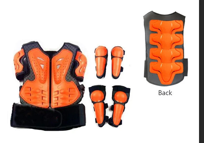Load image into Gallery viewer, Kids Motocross Body Armor Back Protector Ride-On Horse Toy for Ages 4-15 Years
