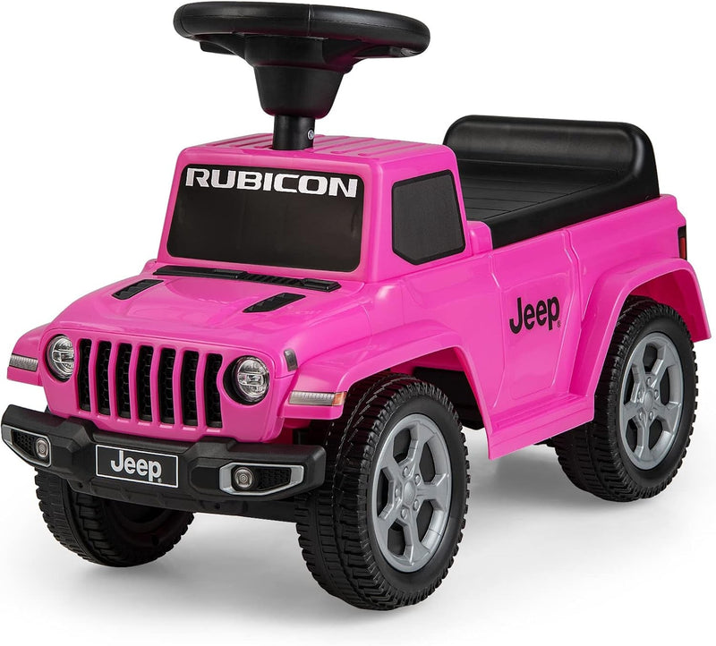 Load image into Gallery viewer, Licensed Jeep Foot-to-Floor Toddler Ride-On Push Car with Engine Sound
