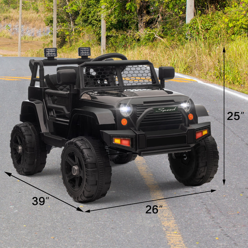 Load image into Gallery viewer, 12V Battery-Powered Kids Ride-On Off-Road Truck Toy with Parent Remote Control
