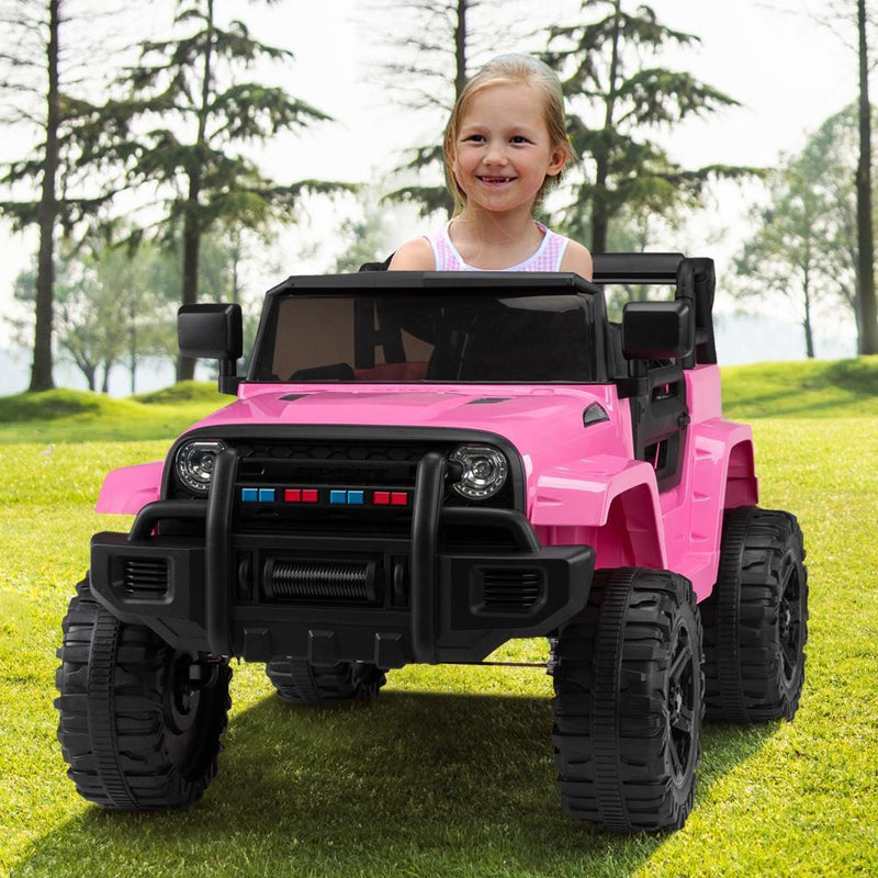 Load image into Gallery viewer, 12V Pink Ride-On Truck for Kids with Parent Remote Control
