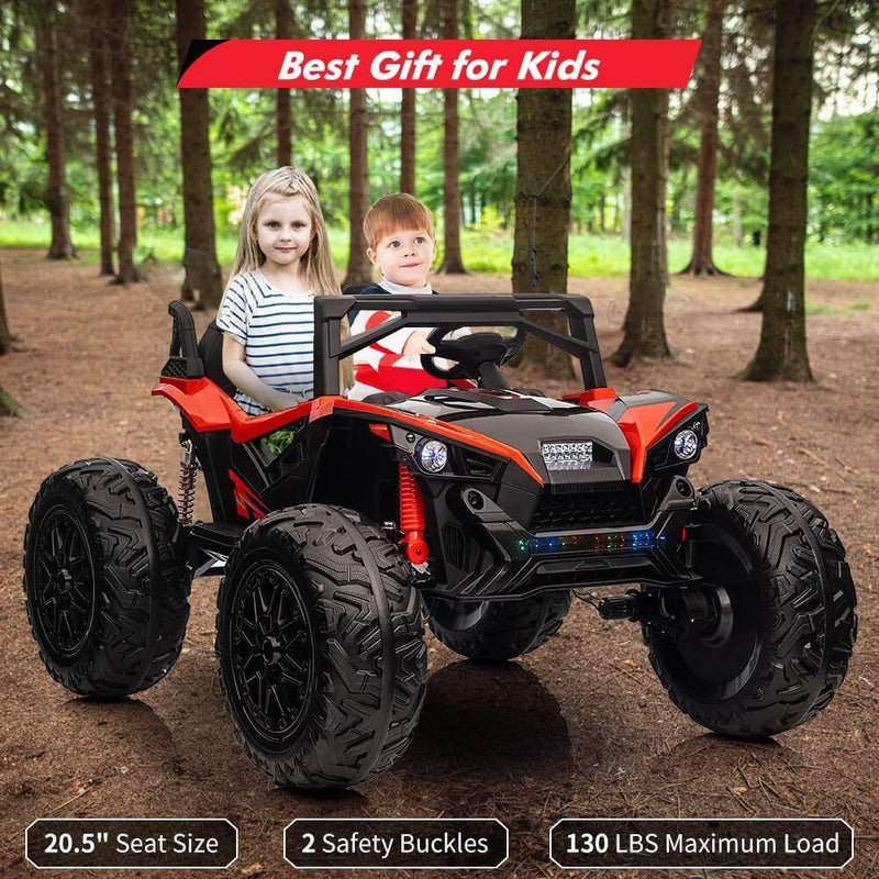 Load image into Gallery viewer, 24V 2 Seater Ride on Toy UTV with Remote Control, EVA Tires, 4-Wheel Drive, Electric Car with Music
