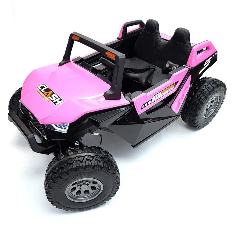 Load image into Gallery viewer, Pink 24V Children&#39;s Ride on Car 4×4 UTV Buggy with 2 Seats, Remote Control, and Bluetooth Connectivity
