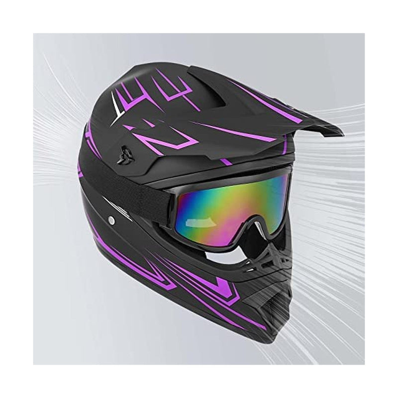 Load image into Gallery viewer, Youth Kids Motocross Helmet for Motorcycle Dirt Bike Off-Road Mountain BMX Riding
