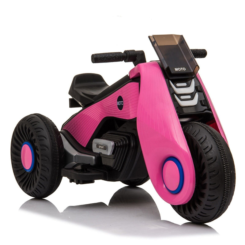 Load image into Gallery viewer, Fun and Stylish Pink Electric Motorcycle for Kids with USB Music - Perfect Birthday Gift for Girls!
