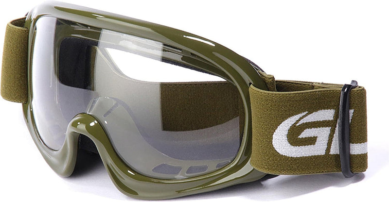 Load image into Gallery viewer, Kids ATV Dirt Bike Goggles Anti-Fog Impact Resistant Army Green
