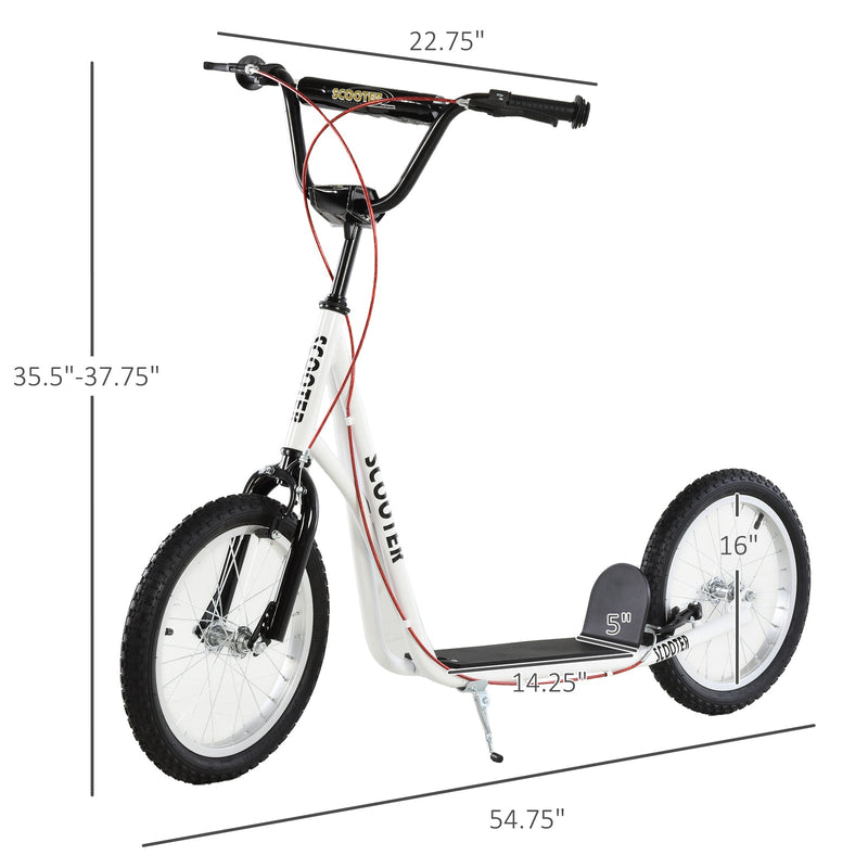 Load image into Gallery viewer, Youth Kick Scooter for Kids 5+ with 16&quot; Wheels and Adjustable Handlebar
