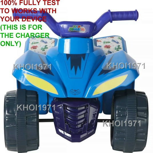 AC Wall Charger Adapter for 6V Ride-On Battery Quad PJ Masks Toy