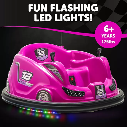 Flybar 12-Volt Battery Operated Electric Bumper Car (Various Shades)