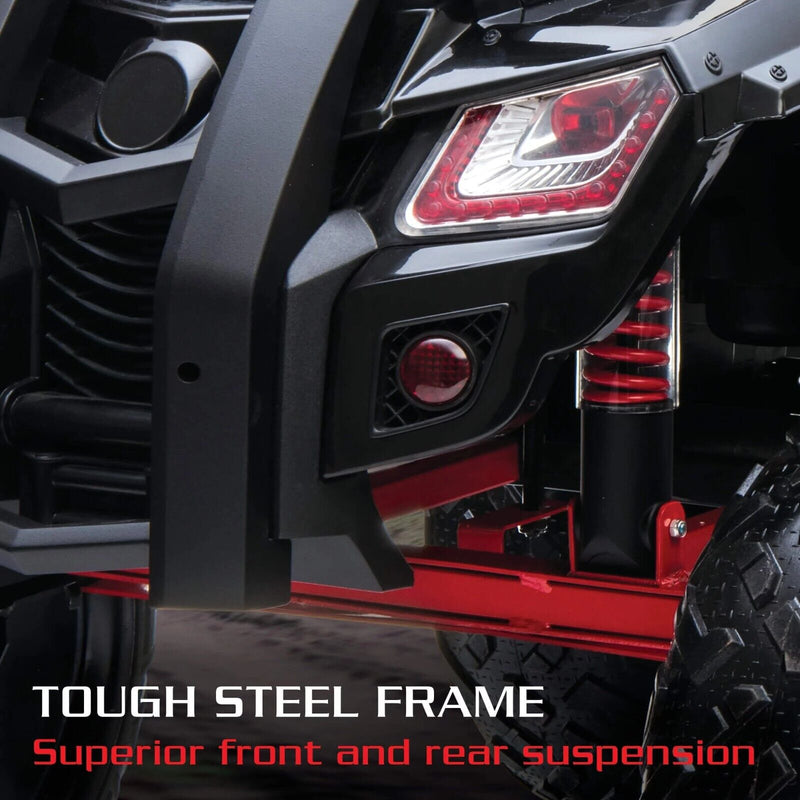 Load image into Gallery viewer, Black 4-Wheel Electric ATV Off-Road Vehicle for Kids - All-Terrain Ride-On Toy
