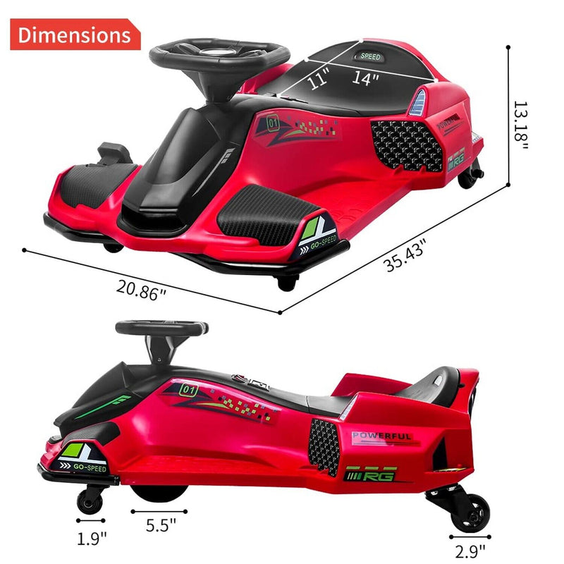 Load image into Gallery viewer, Electric Drifting Go-Kart for Kids - 24V Ride-On Car with Speeds Up to 7.5 mph
