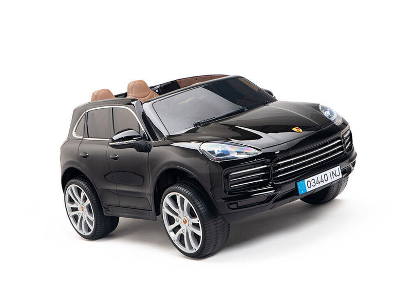 Load image into Gallery viewer, 12V Electric Porsche Cayenne Children&#39;s Ride-on Car with EVA Rubber Tires
