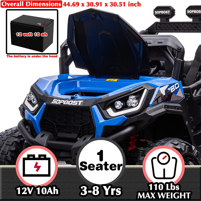 Load image into Gallery viewer, 12V Electric Kids 4x4 Ride on Truck with Remote Control - Off-Roading Adventure for Children
