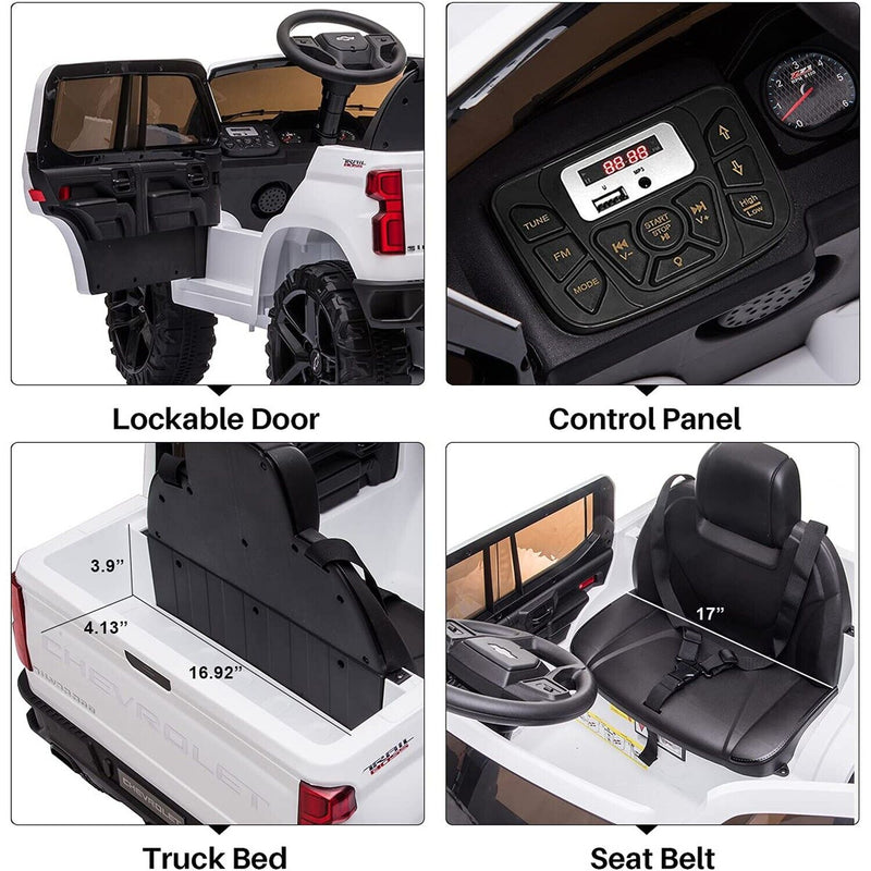 Load image into Gallery viewer, Chevrolet Silverado 12V Kids Electric Ride-On Truck for Boys and Girls
