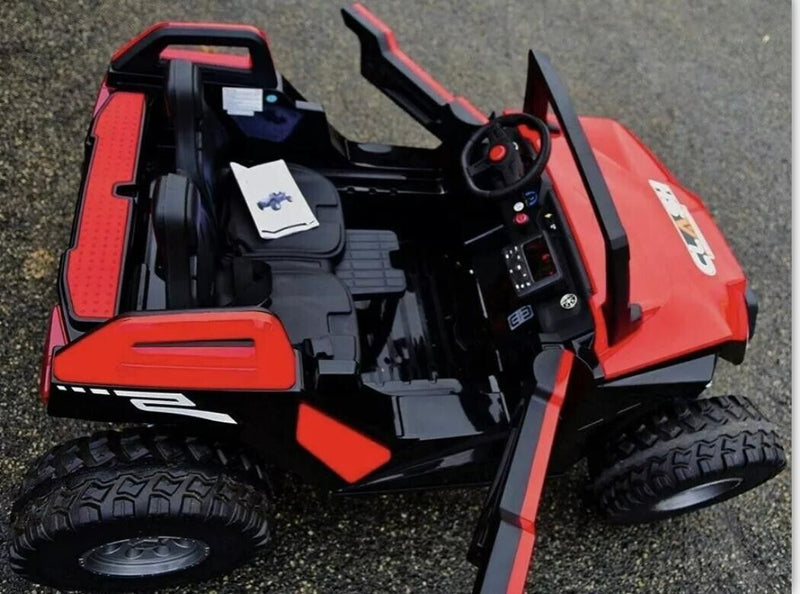 Load image into Gallery viewer, TOUCH TV 24V CLASH UTV RIDE ON MEGA BUGGY CAN AM ALL-TERRAIN VEHICLE DOUBLE SEAT 4WD LARGEST
