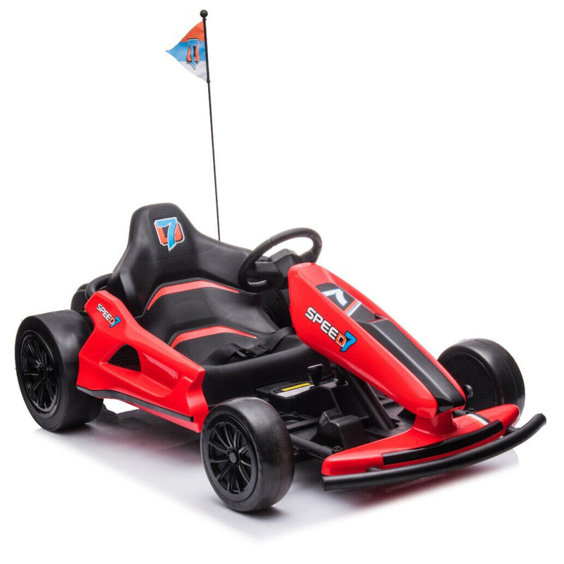 Load image into Gallery viewer, 24V Kids Electric Racing Car with Drift Mode - Battery Powered Ride-on Toy
