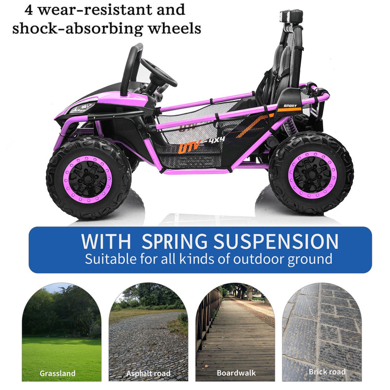 Load image into Gallery viewer, 24V Kids 2-Seater Electric Ride-On UTV Truck with 4WD and 320W Motor, Remote Control
