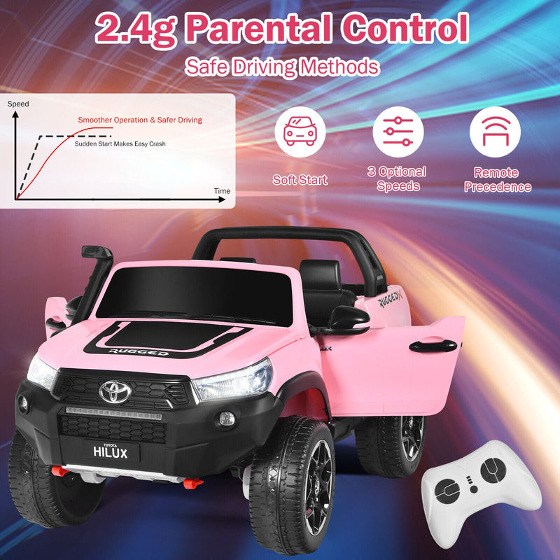 Load image into Gallery viewer, 2-Seater 4WD Toyota Hilux Ride On Truck Car with Remote Control - Pink
