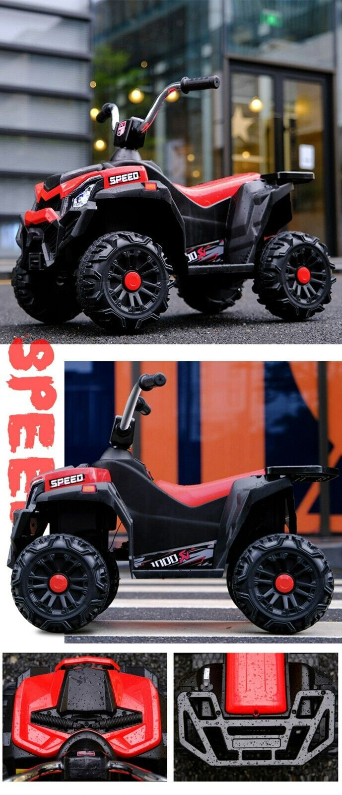 Load image into Gallery viewer, Kids&#39; Electric Off-Road ATV with Musical Features and Illuminating Lights for Children
