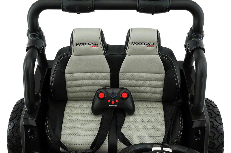 Load image into Gallery viewer, 24V Dual Seater Children&#39;s Electric Police Vehicle, Off-Road Truck Jeep, 2 High-Powered Engines, Pneumatic Wheels, Remote Control Operation
