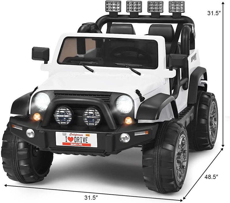 Load image into Gallery viewer, Off-Road Adventure 12V Ride-On Truck with Remote Control and Slow Start Feature
