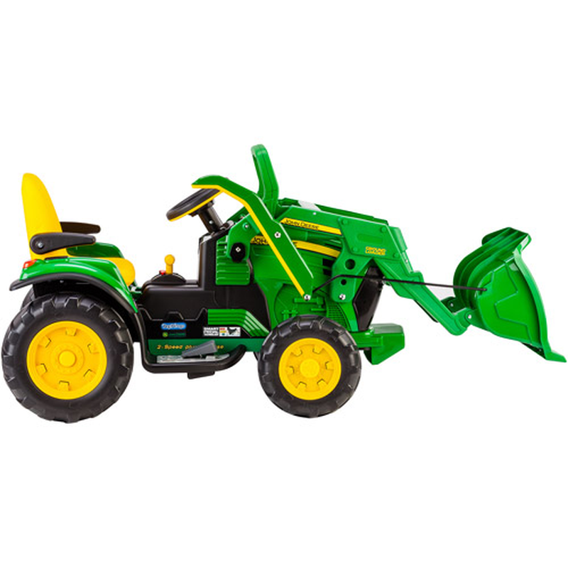 Load image into Gallery viewer, Adjustable Seat 12V Battery-Powered Ride-On Ground Loader with Flip-up Armrests
