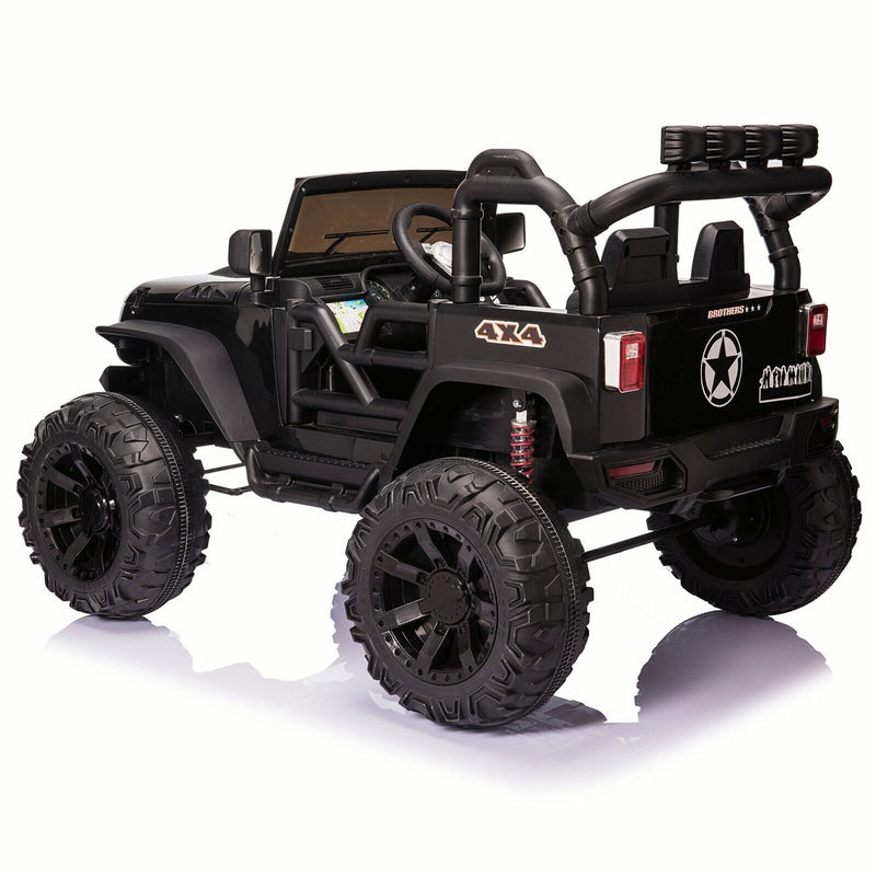 Load image into Gallery viewer, 2 Seater 24V Kids Ride On Truck with Remote Control, LED Lights, and 3 Speeds - 2x200W Power
