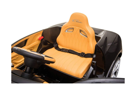 DAKOTT Bugatti Chiron Electric Ride-On Vehicle in Sleek Black