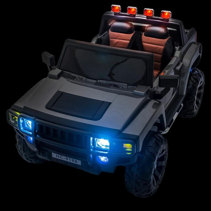 Load image into Gallery viewer, Electric Kids Ride On Car Truck with 4-Wheel Drive, Dual Seats, Pneumatic Tires, and Remote Control
