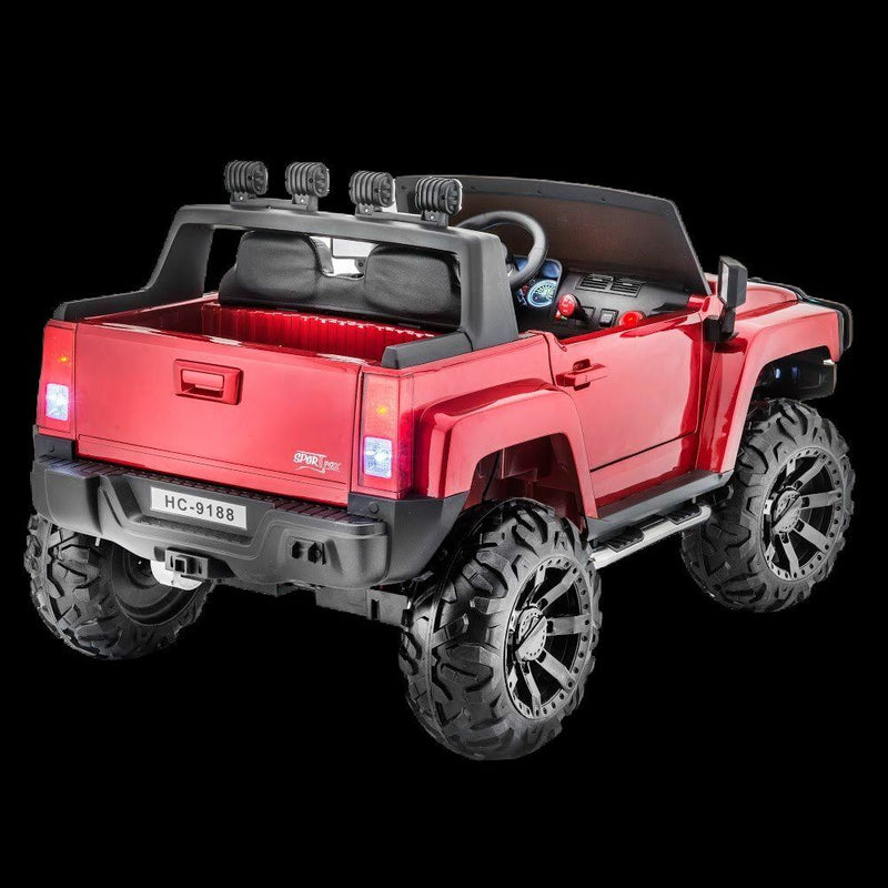 Load image into Gallery viewer, 12V Four-Wheel Drive Children&#39;s Ride-On SUV Vehicle, Dual Seating, Pneumatic Tires, Front Lights with Remote Control
