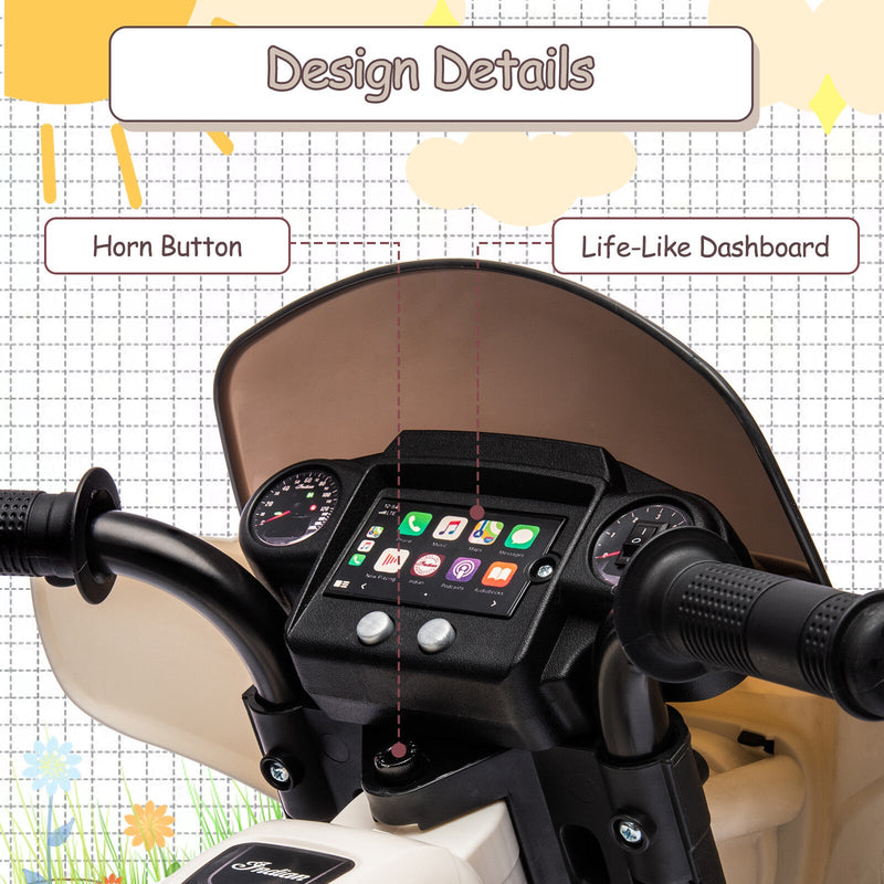 Load image into Gallery viewer, 6V Electric Kids Ride-On Dirt Bike with USB AUX Music and Headlight
